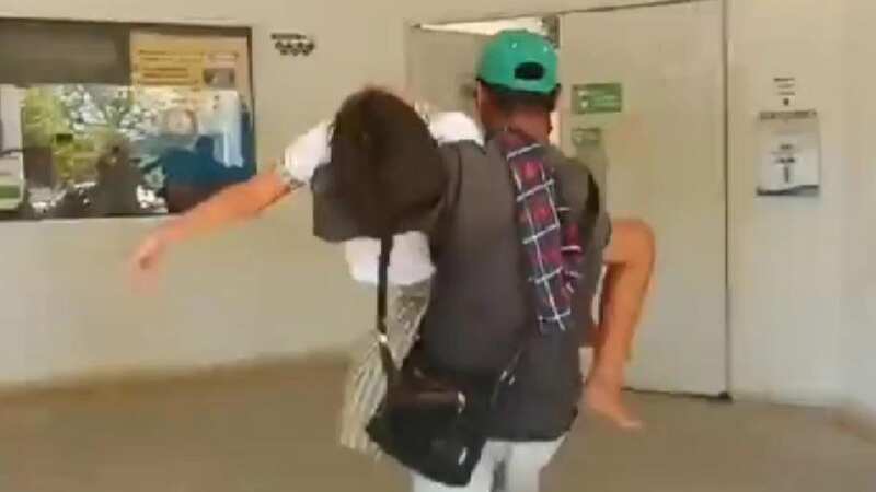 An image reportedly showing one of the students who became unwell. (Image: Jam Press)