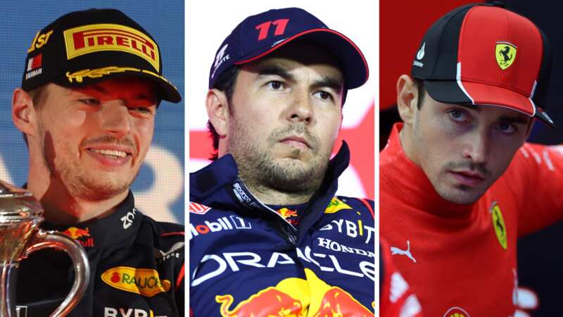 Sergio Perez feels Charles Leclerc stopped him from competing with Max Verstappen in Bahrain (Image: Getty Images)