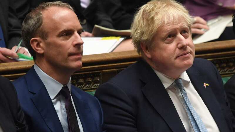 Boris Johnson is understood to have given evidence in the investigation into Dominic Raab (Image: UK PARLIAMENT/AFP via Getty Imag)