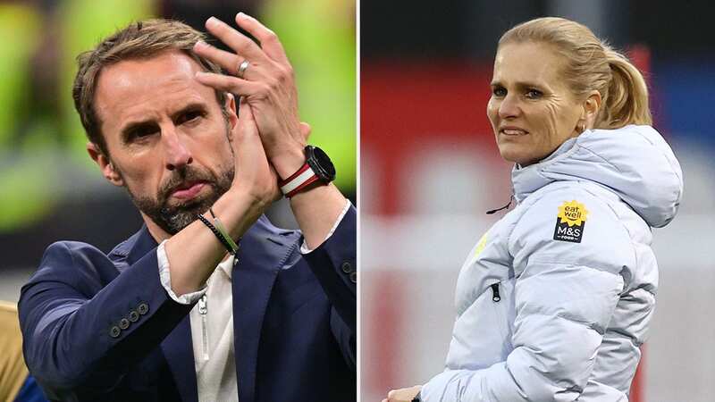 Gareth Southgate has thrown his weight behind girls and women having equal access to sport (Image: FIFA via Getty Images)