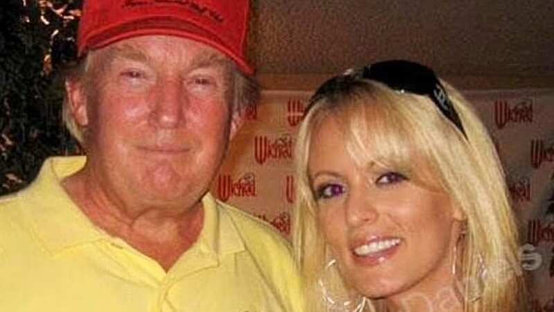 Porn star Story Daniels stood with Donald Trump (Image: Stormy Daniels/Myspace.com)