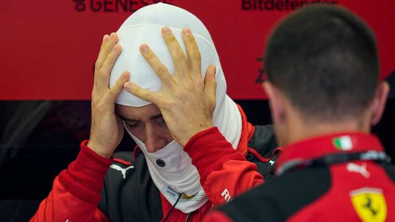 Charles Leclerc was gutted to retire from the Bahrain Grand Prix (Image: Ariel Schalit/AP/REX/Shutterstock)