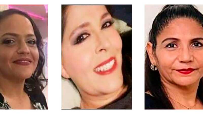 Maritza Trinidad Perez Rios; her sister Marina Perez Rios; and Dora Alicia Cervantes Saenz (Image: AP)