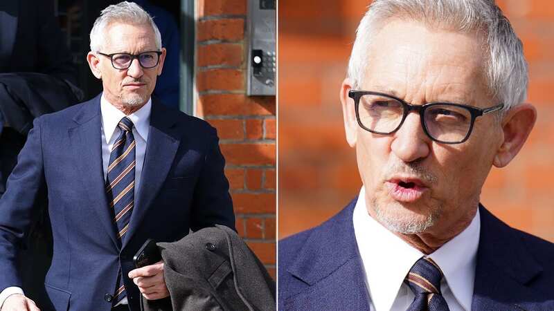 Gary Lineker appeared from his London address on Saturday (Image: PA)