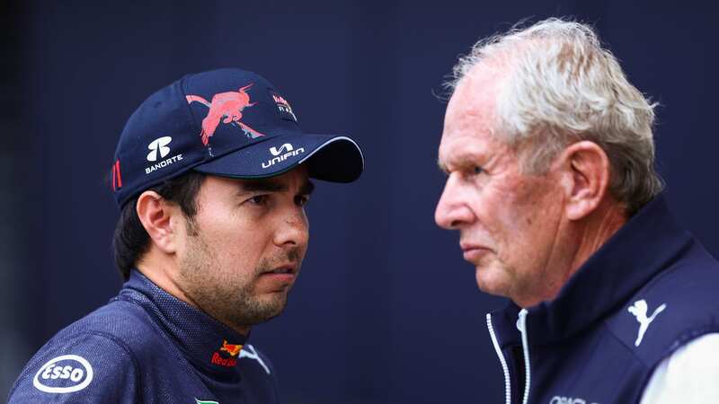 Helmut Marko paid Sergio Perez a bizarre compliment (Image: Getty Images)