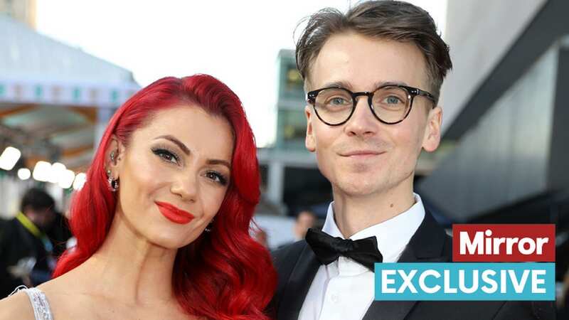 Dianne Buswell and Joe Sugg at last month