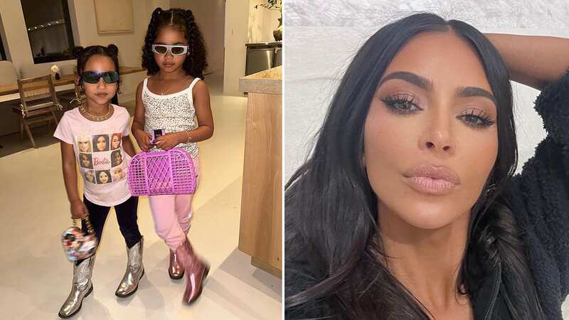 Kim Kardashian shares adorable photos of daughter Chicago and niece True all dressed up for the weekend (Image: Instagram)
