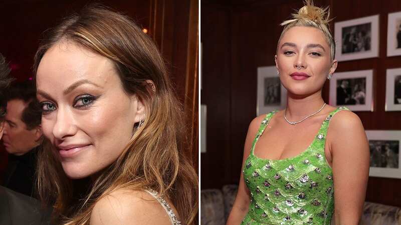 Olivia Wilde and Florence Pugh seemingly avoided each other at a pre-Oscars party (Image: Getty)