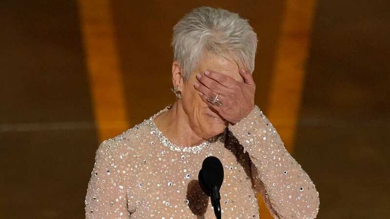Jamie Lee Curtis sobs as she wins first Oscar and pays tribute to parents