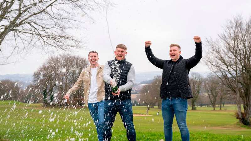 Three pals scoop £1million lottery win after creating syndicate at college