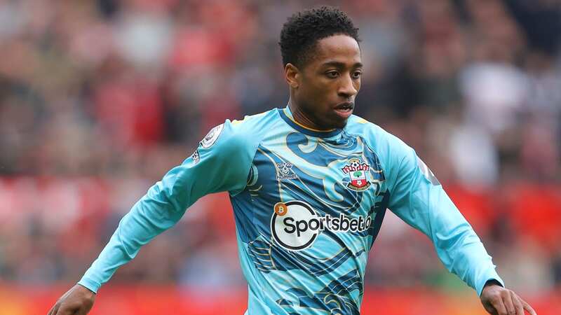 Kyle Walker-Peters in action at Manchester United (Image: Getty Images)