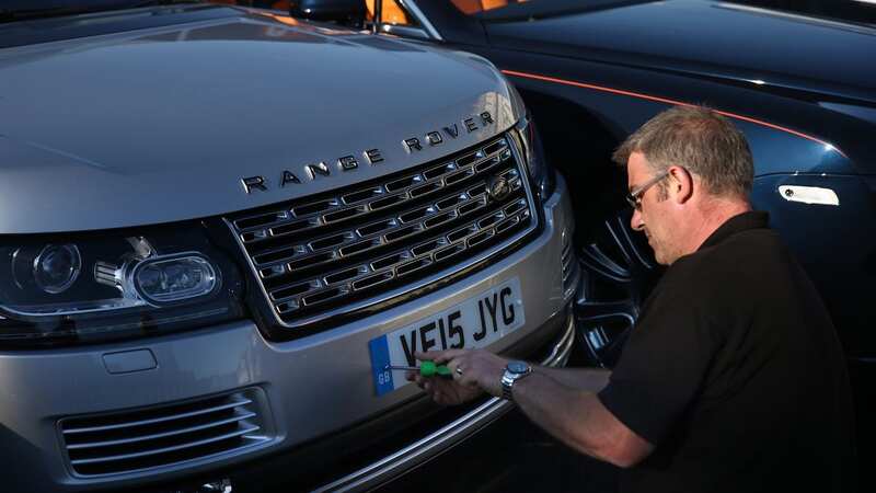Breaking number plate laws could land you a £1,000 fine (stock photo) (Image: Getty Images)
