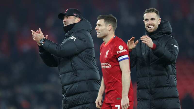 Jurgen Klopp with James Milner and Jordan Henderson, two of his converts to padel.