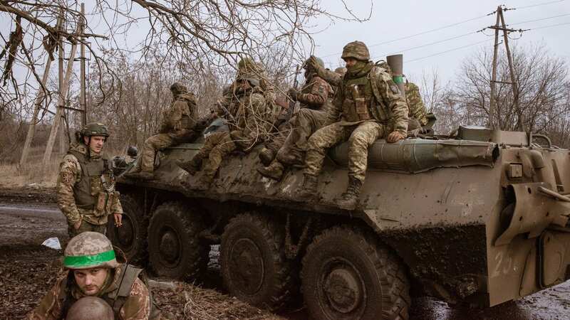 Ukrainian soldiers come back from Bakhmut s in Chasiv Yar, Donetsk Oblast, Ukraine (Image: Anadolu Agency via Getty Images)