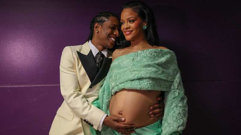 A$AP Rocky sweetly cradles Rihanna