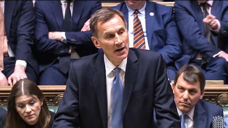 The Chancellor made the announcement in his Spring Budget today (Image: PRU/AFP via Getty Images)