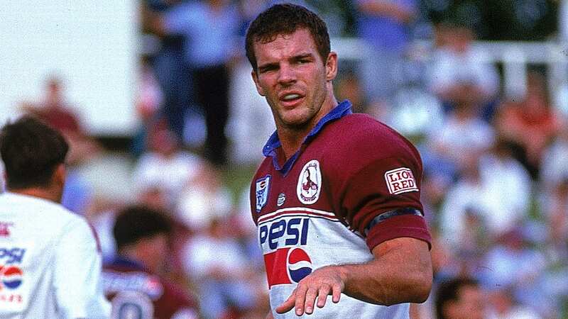 Ian Roberts in action for Manly Sea Eagles (Image: Getty Images)