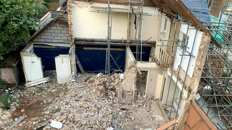 Mohammed Ali Khan illegally knocked down his own house (Image: Hounslow Council / SWNS)
