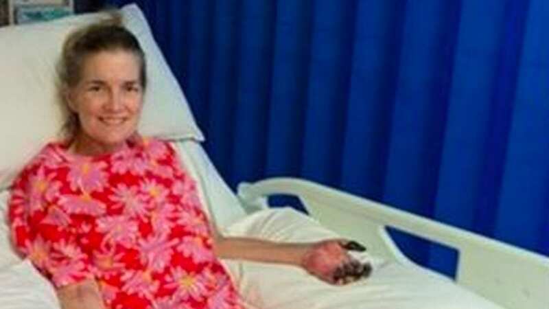 Julianna Bransden in hospital (Image: Jac Burgess)