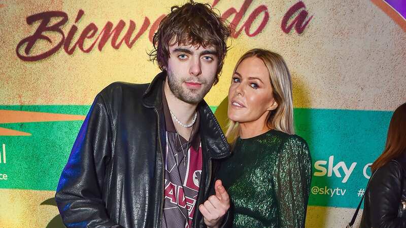 Mother and son Patsy Kensit and Lennon Gallagher had a rare family outing (Image: Joanne Davison)