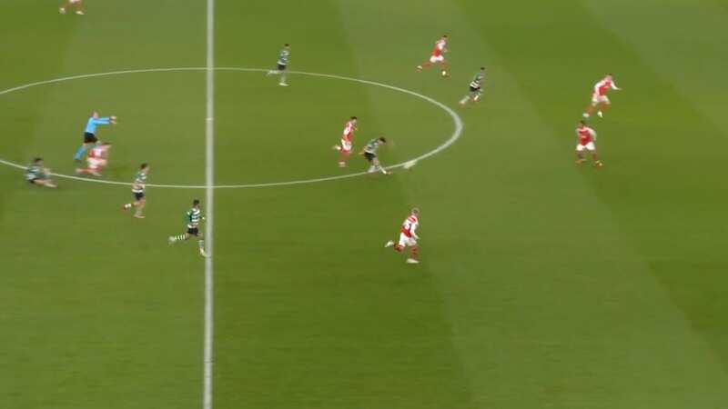 Spurs star wastes no time enjoying amazing goal that cost Arsenal vs Sporting