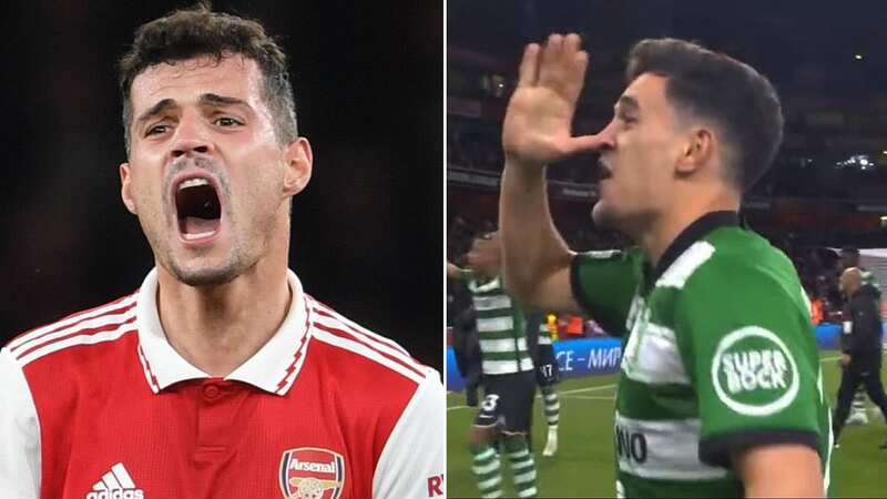 Sporting Lisbon goal hero Goncalves mocks Xhaka after Arsenal penalty agony