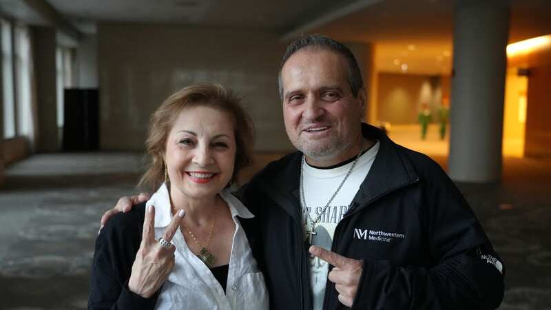 Two people are now cancer free thanks to the groundbreaking transplants (Image: Northwestern Medicine)