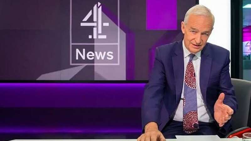 Jon Snow in familiar surroundings presenting Channel 4 News (Image: Channel 4)