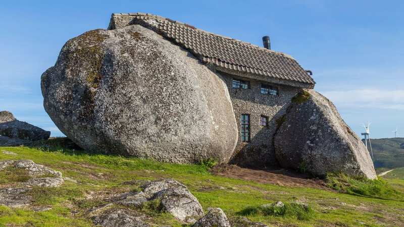 The incredible real life Flintstones house was carved from several boulders in the 1970s (Image: Alamy Stock Photo)