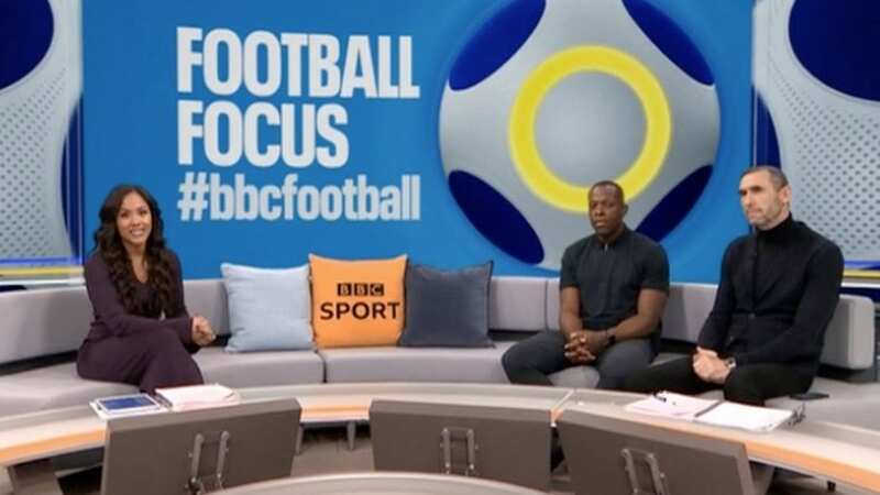 Alex Scott was back on the BBC presenting Football Focus on Saturday (Image: Football Focus)