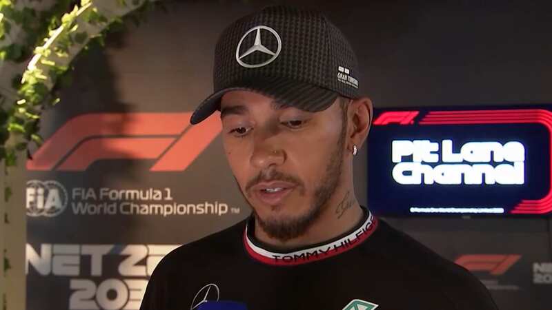 Lewis Hamilton was clearly gutted after qualifying in Jeddah (Image: Sky Sports)