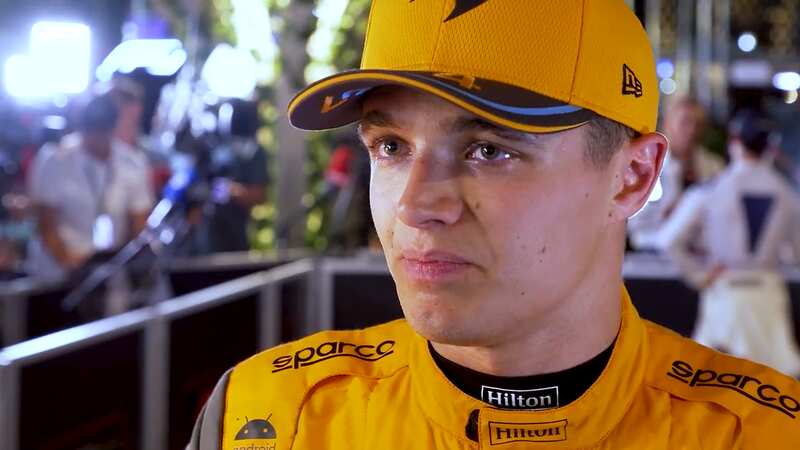 Lando Norris accepted full responsibility for his poor Saudi GP qualifying result (Image: F1 TV)