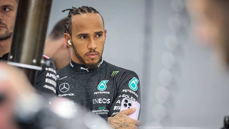 Lewis Hamilton has delivered an update on his Mercedes future (Image: Ayman Yaqoob/Anadolu Agency via Getty Images)