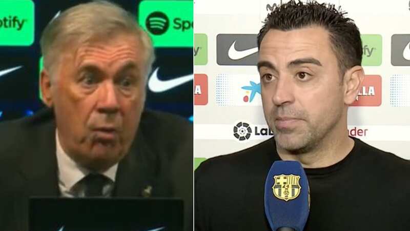 Xavi Hernandez has found himself in disagreement with Carlo Ancelotti (Image: Barca TV)