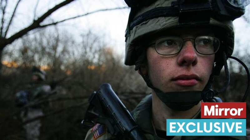 Justin Hoover, 20 at the time, served in Iraq with the Stryker Brigades of the 25th Infantry Division (Image: Getty)