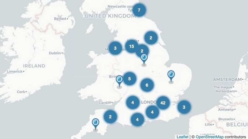 Our interactive map shows the best schools in the country