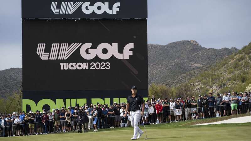 LIV Golf saw their US television ratings reduce during their second event this weekend at Tucson, Arizona (Image: Charles Laberge/LIV Golf/AP/REX/Shutterstock)