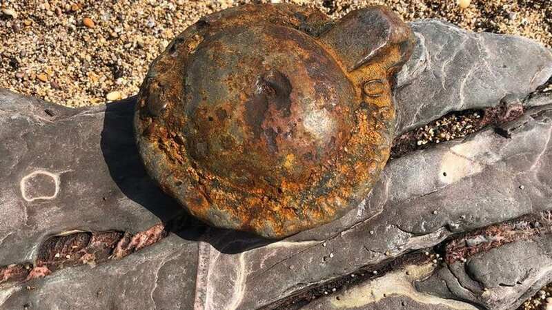 Children playing on a Devon beach found a mysterious object at the weekend (Image: Dartmouth Coastguard Rescue Team/Facebook)