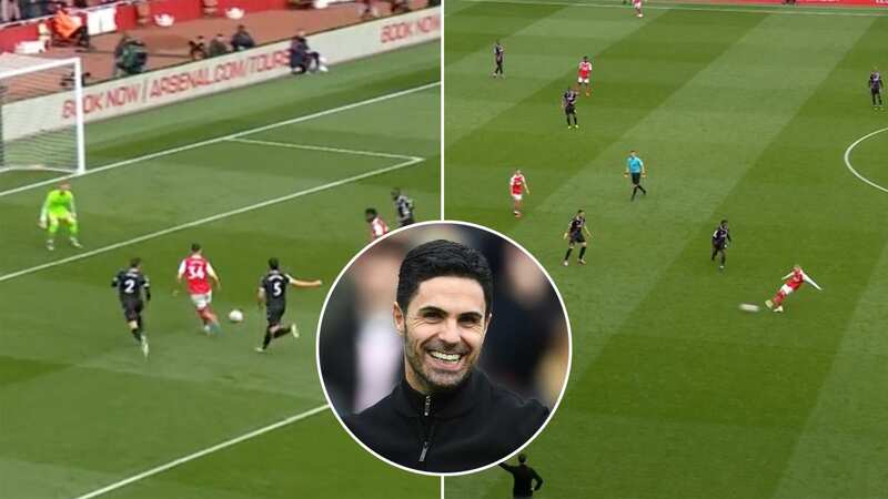Arsenal goal broken down after 14-pass move without Crystal Palace touching ball