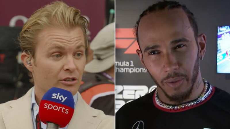 Lewis Hamilton was annoyed at himself for choosing the wrong car setup in Jeddah (Image: Sky Sports)