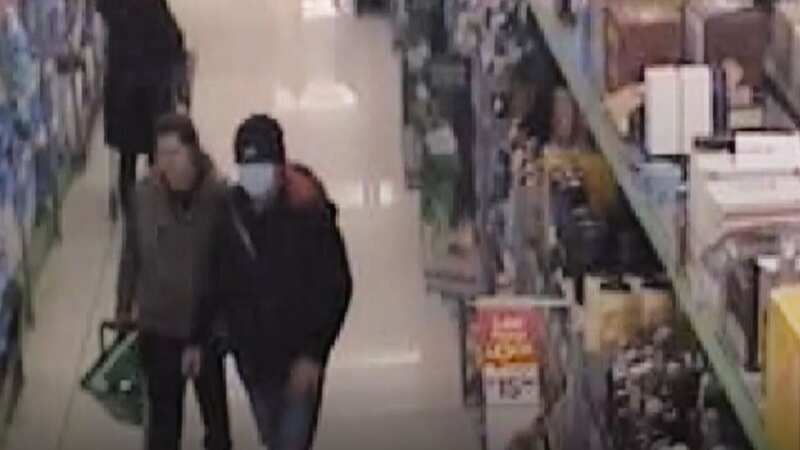 Eerie CCTV shows woman shopping in Asda with mystery man before being 
