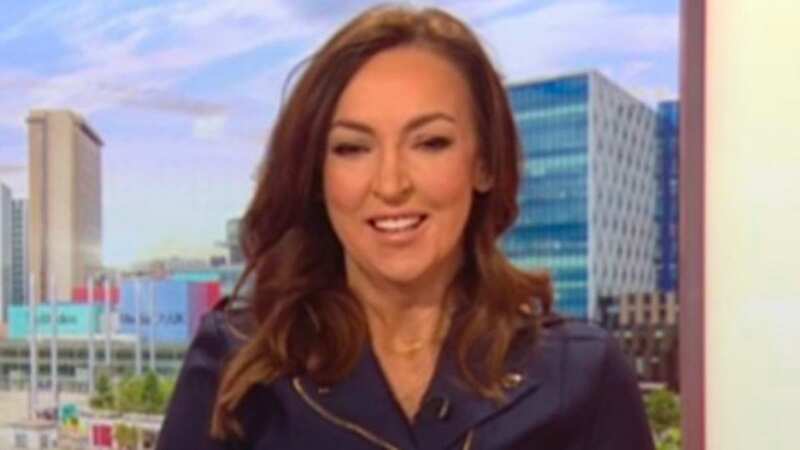 Sally Nugent distracted BBC Breakfast viewers with her outfit (Image: BBC)