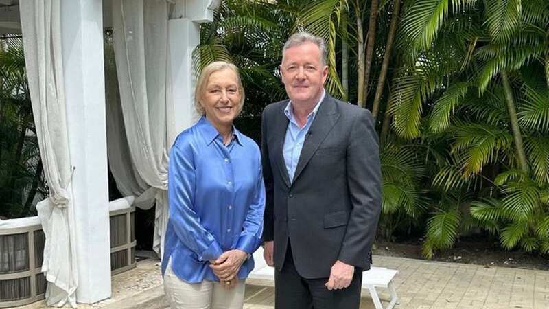 Martina Navratilova has opened up about her battle with cancer in an interview with Piers Morgan (Image: @piersmorgan/Twitter)