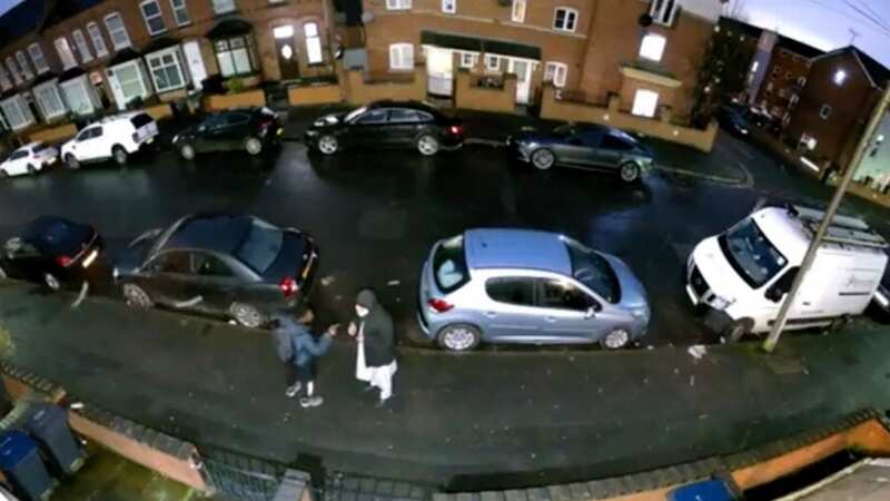 CCTV taken shortly before the attack in Birmingham on Monday (Image: BPM MEDIA)