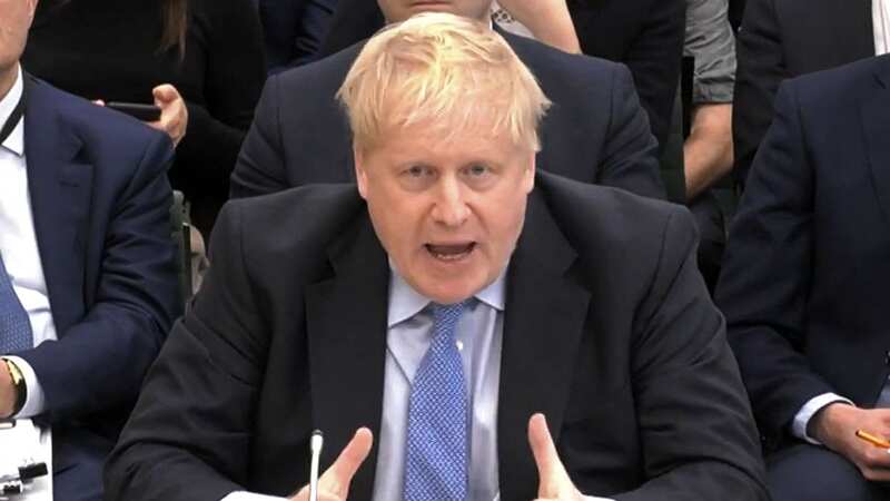 Boris Johnson responded to questions with snarls and indignation (Image: PRU/AFP via Getty Images)