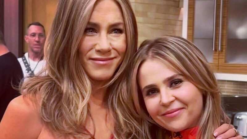 Jennifer Aniston reunites with unrecognisable Friends child star 26 years on