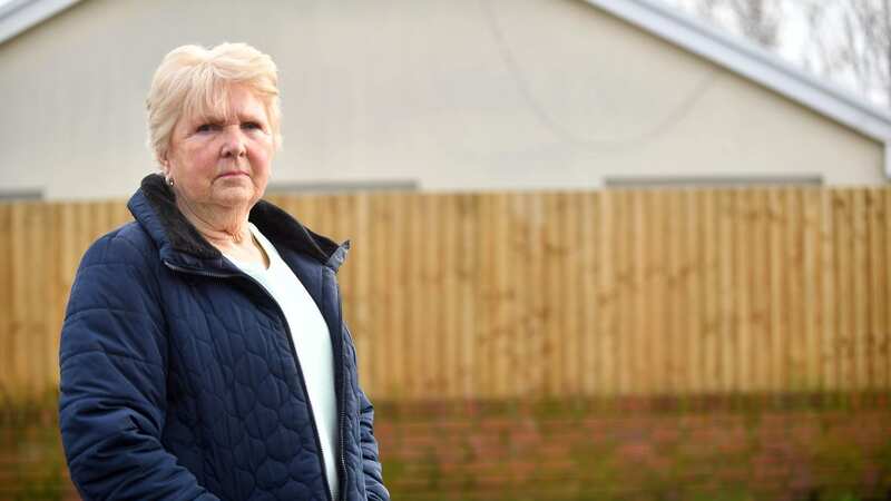 Angela Cureton only replaced her fence last year (Image: Media Wales)