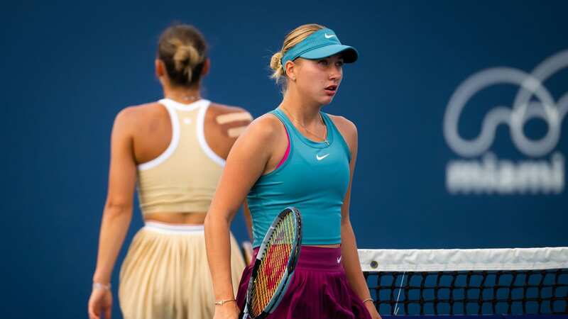 Anastasia Potapova passes opponent Marta Kostyuk during their Miami Open match (Image: Getty Images)