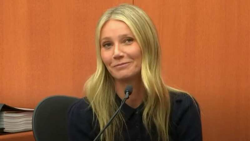 Gwyneth Paltrow grins as she faces questioning over 