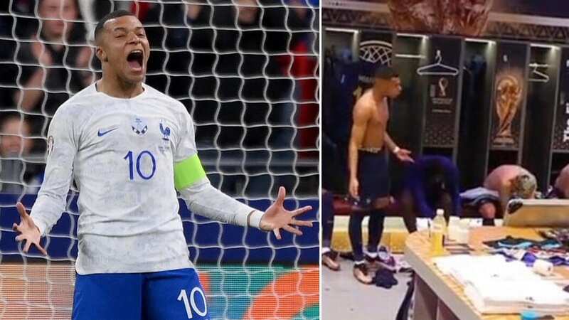 Kylian Mbappe celebrated becoming France